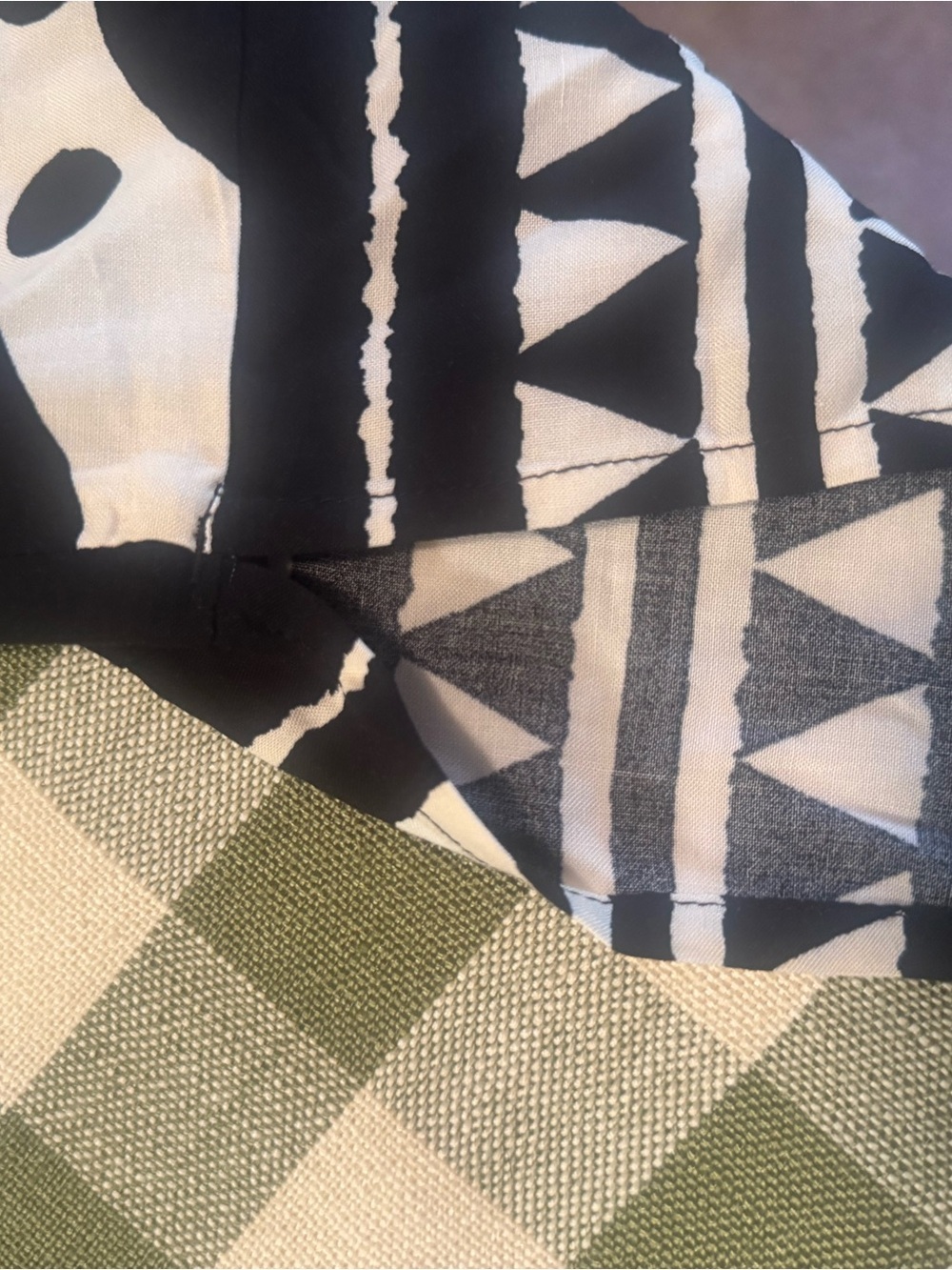 H&M Black and White Patterned Tunic Dress - Picture 7 of 13